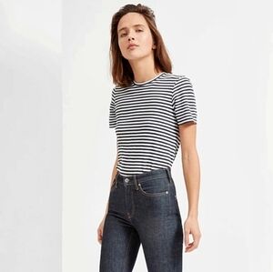 🌸‎ Everlane | Stripe Crewneck Tshirt, M